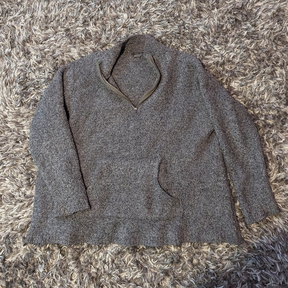 XXL grey plush sweater
